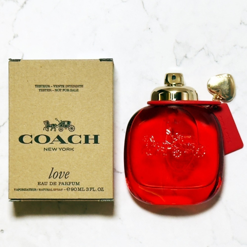 【超激敗】COACH 時尚戀紅 LOVE 女性淡香精 TESTER 90ml