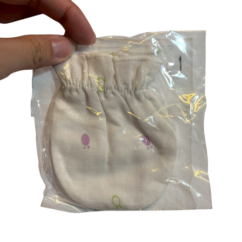 ❮近新❯ 初生嬰幼兒防抓護手套 一雙嬰兒防抓手套 新生兒 防止抓傷自己或臉部 寶寶 嬰兒護手套 純棉針織棉防抓臉手套