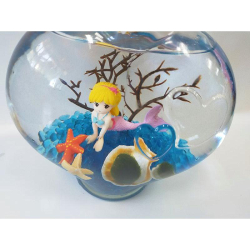 Marimo 綠藻球 七彩燈玻璃瓶 愛心星星玻璃瓶 微景觀生態瓶 情人節 交換禮物 生日禮物 聖誕禮物