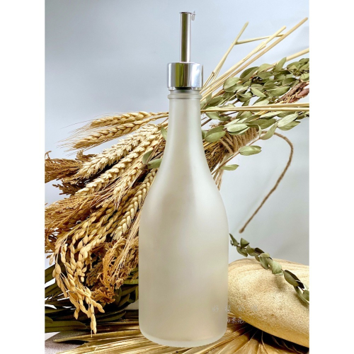 ?好樣的啦白米范? 500cc 吟釀霧面油醋瓶 台灣製現貨 / 油瓶 味醂瓶 玻璃油瓶 料理米酒瓶 調味瓶 日式料理