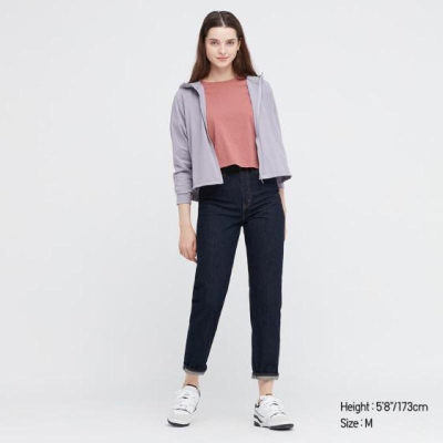 Uniqlo 女裝 AIRism棉質美型抗UV連帽外套(UPF50+)(時尚款) 448597