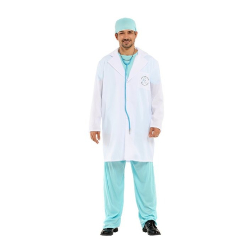 現貨台灣-萬聖節服裝,大人變裝服/成人醫生服裝/帥氣男醫生裝