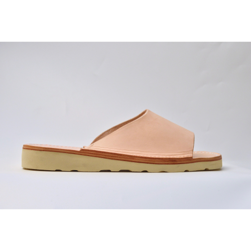 全手工植鞣夏季拖鞋 一片式手縫拖鞋 Vibram黃金大底THE SANDALS NATURAL L備註黃金or發泡鞋底
