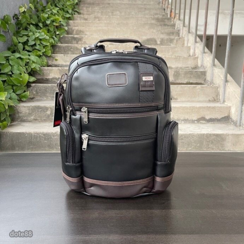 【TUMI】途米男士時尚雙肩背包登山包書包筆電包真皮材質防水多口袋隔層多耐磨耐用生日禮物簡便實用大容量輕便實用簡約