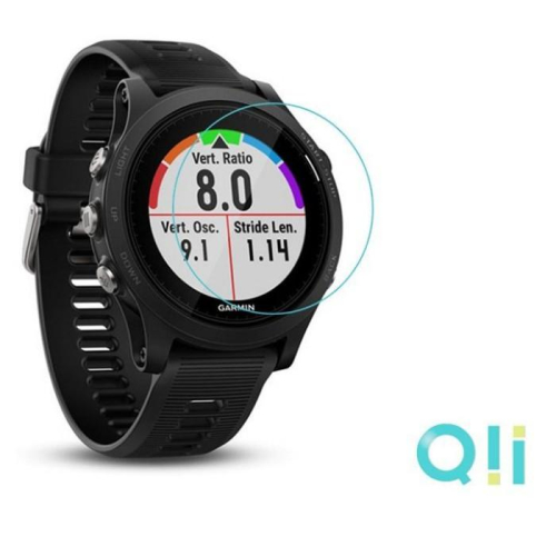 當天出貨 Qii GARMIN Forerunner 935 玻璃貼 (兩片裝) 手錶保護貼 錶徑約4cm 手錶玻璃貼