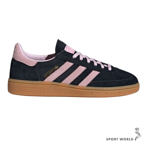 Adidas 休閒鞋 女鞋 麂皮 Handball Spezial 黑粉【運動世界】IE5897
