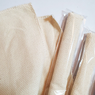 西西手工藝材料 繡布20cm~36cm 毛線刺繡布綉布 十字繡網格布 戳戳樂格子布 戳戳繡戳戳綉軟布 戳針布 滿額免運