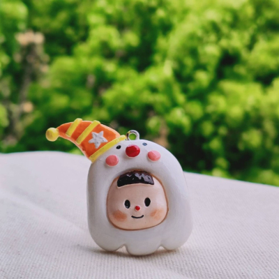 幽靈多多妹 樹脂黏土 手工作品
