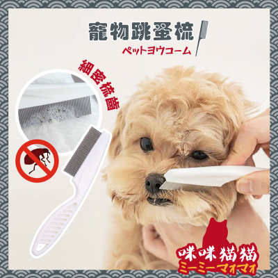 【24H出貨】寵物除蚤梳 除蚤梳 跳蚤梳 寵物梳子 臉毛梳 寵物密齒梳 排梳 寵物美容梳 咪咪貓貓