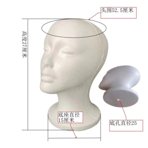 台灣現貨丨毛娘必備 泡沫頭模 假人頭 造型假髮頭模 人頭模具 假髮放置 毛娘打包 打理固定 假人頭假髮店 展示模特兒
