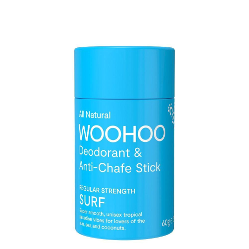 澳洲Woohoo神奇體香膏-海洋款(Surf)60g 汗味 體味 老人味 長效體香 無鋁鹽 環保紙管裝 無塑生活