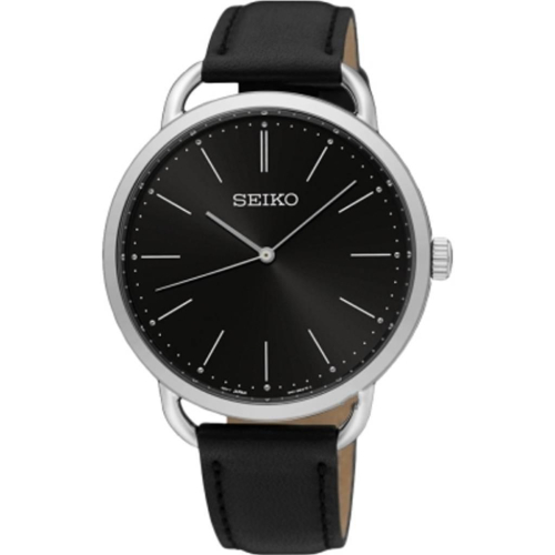 SEIKO 紳士情人皮革時尚腕錶/38mm/6N01-00A0D/SUR233P1
