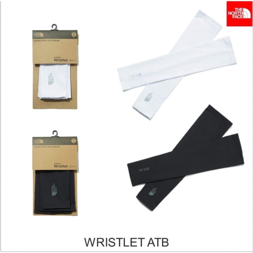 The north face 冰感袖套 白色