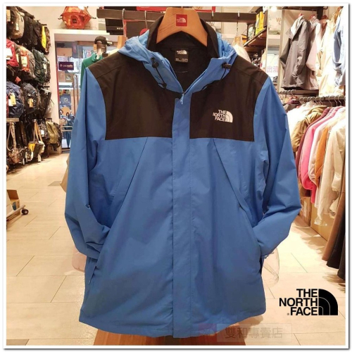 -7折特價-[雙和專賣店] THE NORTH FACE 男 DV 刷毛兩件式外套/7W7T/音速藍