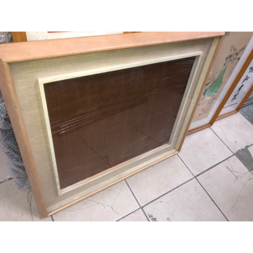 畫框 實木厚畫框 85*73cm 厚5.5cm自娶板橋