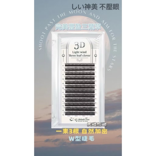 不挑眼型 睫老闆 完美豐盈三葉草/完美豐盈四葉草 0.07 睫毛 台南美睫 基本款睫毛 睫毛管理 美睫材料 小紅書睫毛