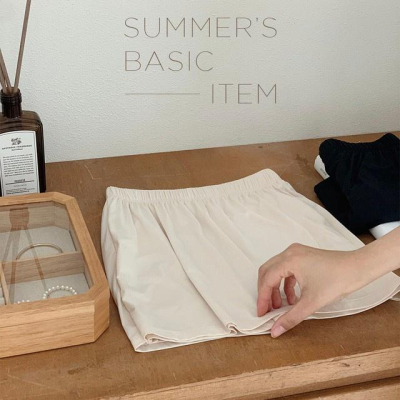 [現貨］韓國代購??韓國品牌 SLOWAND 絲質感安全褲裙 安全褲 底褲 褲裙 防走光褲