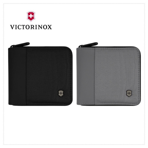 VICTORINOX 瑞士維氏 Travel Essentials ㄇ字拉鍊短夾 653367/653368