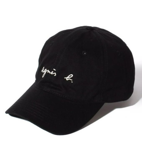 agnes b. HOMME GT47 CASQUETTE Cap 黑色 棒球帽 老帽 鴨舌帽