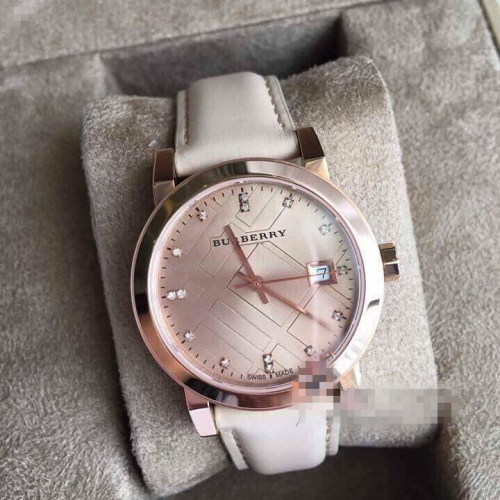 戰馬手錶 Burberry手錶 經典英倫休閒時尚女生石英錶 水鑽皮帶百搭潮流女錶 BU9131