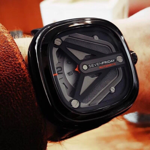 sevenfriday手錶 M3/01 七個星期五自動機械男錶 From Switzerland 大直徑47mm超酷超