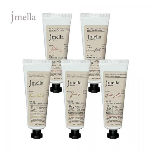 韓國 JMELLA 香氛護手霜 50ml 白麝香 玫瑰 東方花香 羅勒柑橘-PQ美妝