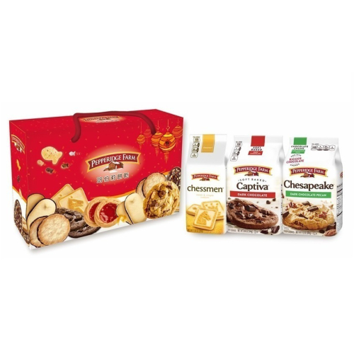 Pepperidge Farm 琣伯莉餅乾禮盒 (3件組)(美國經典餅乾)(送禮自用兩相宜)