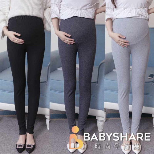 超級特價 螺紋孕婦內搭褲 孕婦褲 內搭褲 孕婦裝 BabyShare時尚孕婦裝【J17168】