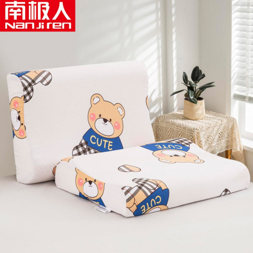 全棉乳膠枕套單人記憶枕頭套60x4050x30兒童學生枕巾單只一對拍兩