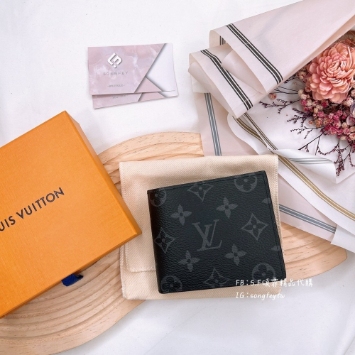 歐美代購??臺灣現貨 Louis Vuitton｜LV 經典 老花 零錢袋 男短夾 M62545