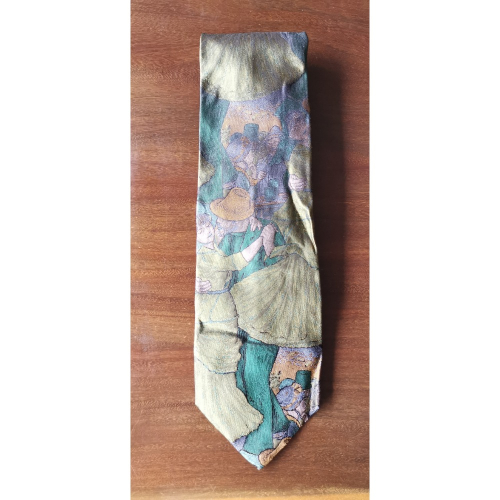 全新品，古著vintage老領帶，品牌：Tie Rack，義大利製造