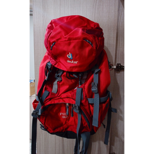 德國百年戶外品牌 紅色 Deuter Fox 後背包 登山包