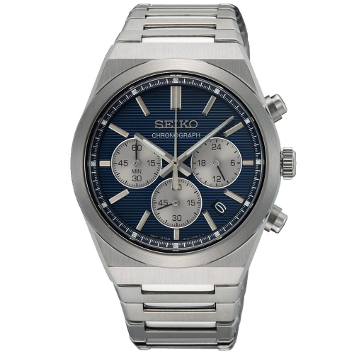 SEIKO精工 CS系列 時尚三眼計時腕錶 禮物 8T63-02F0B
