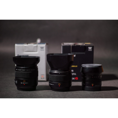M43 Panasonic DG15mm 25mm 45mm