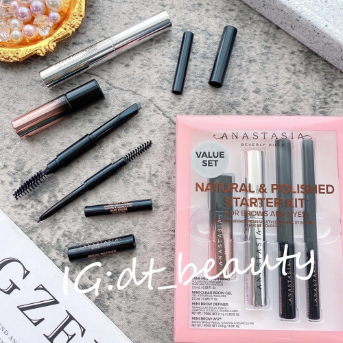 Anastasia 眉毛組合 眉膠 眉筆 雙頭眉筆 禮盒 雙頭幼細精準眉筆 ABH 透明定型眉膠