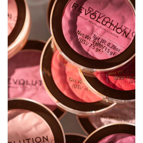 現貨 英國Makeup REVOLUTION 一抹羞澀腮紅 dare 7.5g花語水波甜豆啞光盤