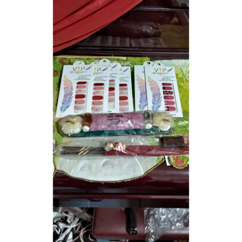 全新 指甲貼 木製筷子 精油蠟 230