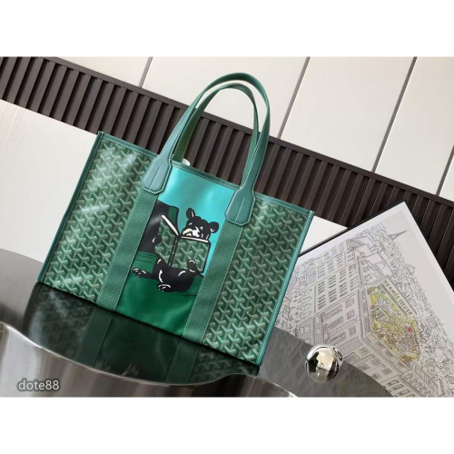 【Goyard】戈雅明星同款托特包手提包購物包男女通用塗鴉版可單肩手拎耐磨耐用輕質而空間寬敞多功能簡便實用輕便實用