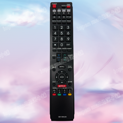 SHARP 夏普電視遙控器 GB118WJSA支援GB005WJSA GB210WJN1 GB004WJSA
