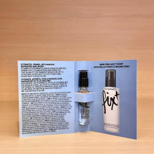 栗子美妝?｜M.A.C 超持妝全能定妝噴霧 2.5ml 試用包 小樣 mac 專櫃中文標