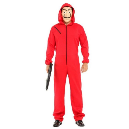 現貨台灣-萬聖節服裝,萬聖節道具,變裝派對,紙房子達利,紙鈔屋,大人變裝服/暴力搶劫犯