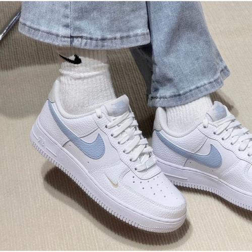 NIKE AIR FORCE1 LIGHT ARMORY BLUE 海冰藍 HF0022-100