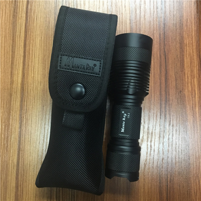 手電筒套布套尼龍套手電配件腰帶皮帶套子皮套(18650 26650單電池可用)