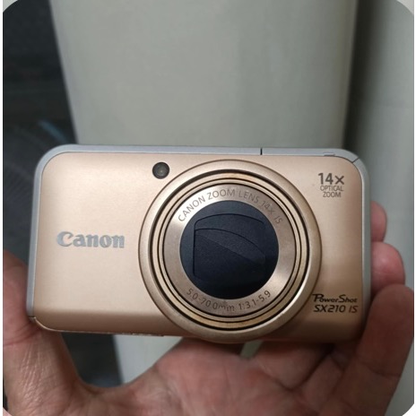 Canon sx210is香檳金