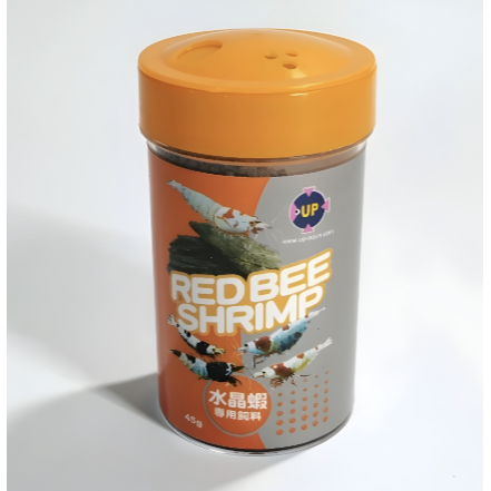 UP 雅柏 水晶蝦專用飼料 (45g) 台灣製造 水晶蝦 米蝦飼料 E-227