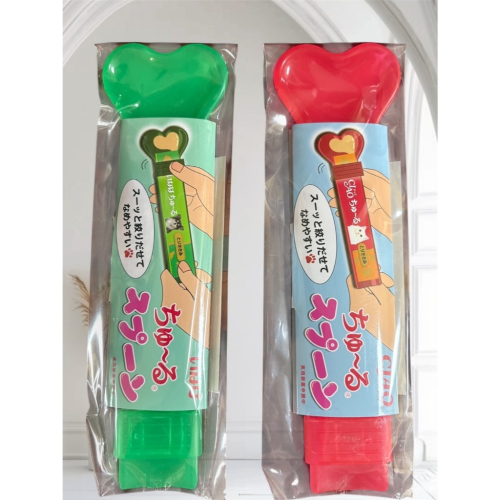 ciao肉泥湯匙｜完整擠出肉泥不沾手｜餵藥神器｜聚丙烯材質 貓條餵食器