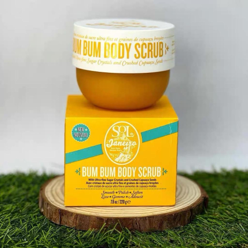 現貨SOL DE JANEIRO Bum Bum 巴西屁屁霜品牌身體磨砂膏去角質霜220g