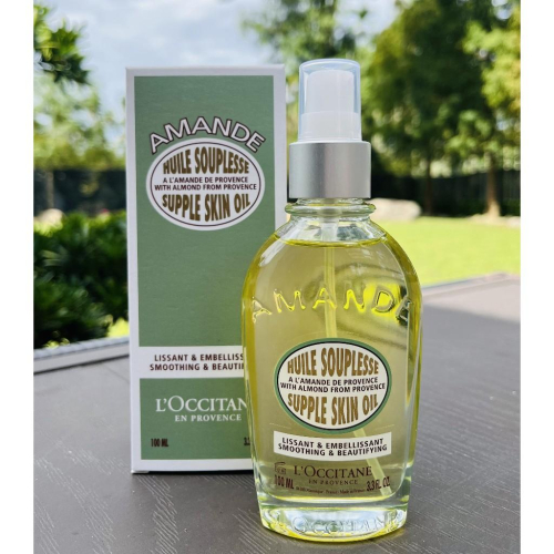 ‼️限量5瓶‼️?愛分享?歐舒丹 杏仁美膚油100ml 緊緻滋潤肌膚 孕婦可使用 全新台灣專櫃貨 效期到2026/10月