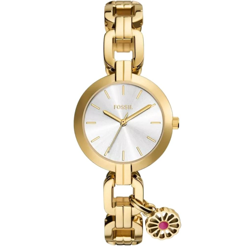 FOSSIL Kerrigan 菊花小吊墜大三針女錶 首選-32mm BQ5012