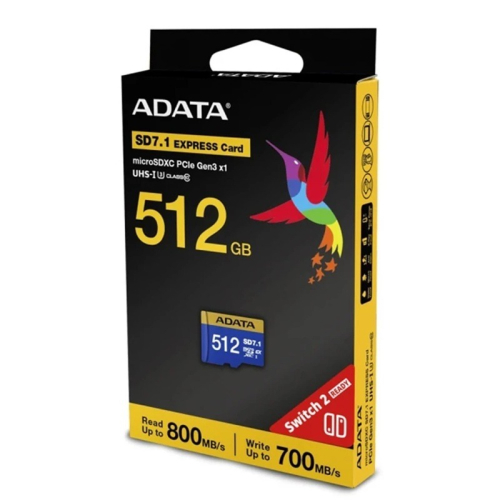 【AS電玩】ADATA 威剛 NS2 Switch 2 主機專用 microSDXC Express 512G 記憶卡